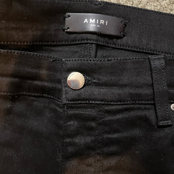 Black Amiri Jeans Size 36